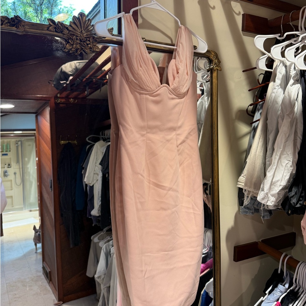 House of CB Pink Sleeveless Dress
